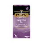 Twinings Darjeeling Tea,25 Teabags,Premium Black Tea,Twinings Origins,Light Strength,Delicate&Subtle,50 Gm,Pack of 25