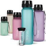 720°DGREE Sipper Water Bottle 1 litre with Fruit Infuser | BPA, BPS Free | Tritan | For Adults & Kids | For Sports, Gym, Office, Workout | Ocean Blue