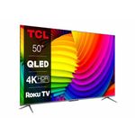 TCL 50RC630K 50-inch QLED Television, 4K Ultra HD, Roku TV (Smart TV with Dolby Vision & Audio, Onkyo Sound system, HDR 10+, compatible with Google assistant & Alexa)