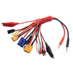 10 in 1 4mm Banana Plug RC Lipo Battery Multi Charger Adapter Lead Cable