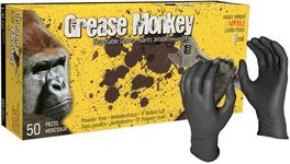 Watson Gloves Grease Monkey Disposable Nitrile Glove - 8 Mil Thickness, Powder-Free, 50/box, XXL (Extra Extra Large)