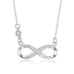 Lynwei Infinity Necklace for Women 