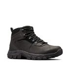 Columbia Men's Newton Ridge Plus II Waterproof Hiking Boot, Black/Black, 11 Wide US