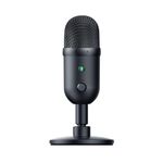 Seiren V2 X - USB Microphone for Streamers (25mm Condensor Microphone, Supercardioid Pickup Pattern, Analog Gain Limiter, Mic Monitoring, Built-in Shock Absorber, Gain Control and Mute Button) Black