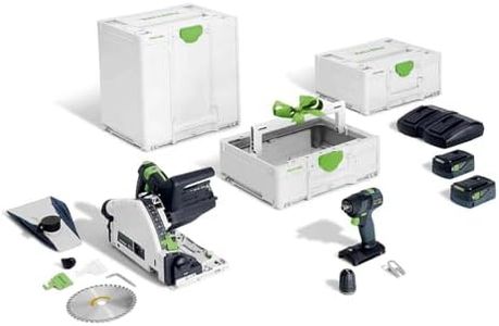 Festool Akku Bohrschrauber 18V + Akku Tauchsäge 18V Set + Zubehör und Systainer