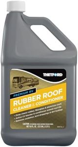 Premium RV Rubber Roof Cleaner - Non-Toxic, Non-Abrasive RV roof detergent 64 oz - Thetford 96016