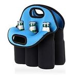 Hipiwe 6 Pack Bottle Can Carrier To