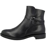 ECCO Women's Sartorelle 25 Mid Cut Buckle Ankle Boot, Black, 9-9.5