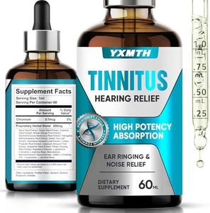 Owe Uself Tinnitus Relief for Ringing Ears, Natural Tinnitus Relief Drops for Relieve Ear Ringing & Reduce Ear Noise, Improve Sleep, Focus & Hearing Comfort, 60ml
