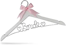 Bride to Be Wedding Dress Hanger, Bride Hanger for Wedding Dress, Wooden Wedding Hanger, Bridal Hanger, Bridal Hangers for Wedding Dress, Gown or Bridal Shower! (White Wood)