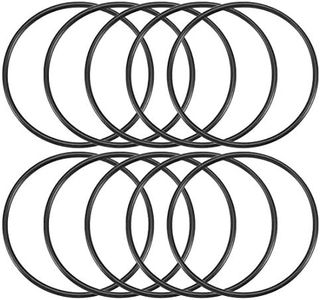 Sourcingmap Nitrile Rubber O-Rings 60mm OD 55mm ID 2.5mm Width, Metric Sealing Gasket, Pack of 10