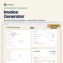 Invoice Generator Software Small Business Billing Estimate Quote Maker PDF