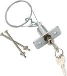 Garage Door Lock,Garage Door Opener,Emergency Release Lock Kit with 2 Keys,Universal Garage Door Opener