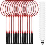 Wettarn 12 Pcs Badminton Rackets wi