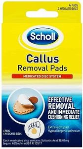 Scholl Callous Removal Pads Medicated Disc System