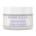 Marcelle Moisture Cream with Hyaluronic Acid, Vegan, Cruelty-Free, Clean Formula, Non-Comedogenic, Fragrance-Free, Paraben-Free, Mineral Oil-Free, Hypoallergenic, 50 mL