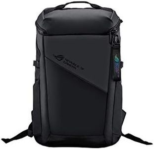 ROG Ranger BP2701 Lightweight Gaming Backpack Made of Water-Repellent Material, with Multiple Pockets, fits up to a 17-inch Laptop