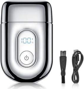 Electric Razor for Men, Electric Foil Shavers for Women,Mini Foil Shaver with Double Floating Blades, IPX7 Waterproof Wet/Dry Shaver, 90 Min Runtime, LED Display, Travel Lock, Gifts for Men&Women