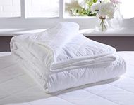 Quarry Manufacturing SUPER KING SIZE SUMMER DUVET 2.5 TOG Lightweight Throw Blanket | 100% Cotton Case Bound Edges | Cool Night’s Sleep Menopause Night Sweats | MADE IN UK