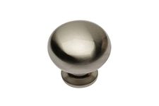 Solmer LTD Kitchen Bedroom Bathroom Wardrobe Cupboard Cabinet Door Drawer Knob Handle (Brushed Steel)