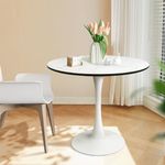 LEVEDE 80cm Round Dining Table, Kit