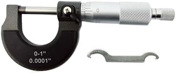 Nortools Outside Micrometer, Ratchet Stop, Lock Nut 0-1" /0.001" Precision Machinist Tool