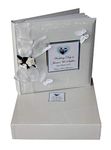 Traditional White Wedding Photo Album boxed & Personalised on cover