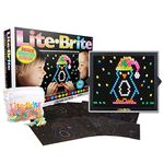 Lite-Brite Ultimate Value Retro Toy, Bigger and Brighter Screen, More Pegs and Templates, Storage Pouch, Gift for Girls and Boys, Ages 4+ (Amazon Exclusive)