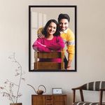 SP GRAPHICS Acrylic Customized Photo Frame With Photo Upload, (12x18inch 5MM), Wall Mounted Personalized Gift for Women Men Birthday Special Moment Home and Office Decor Frameless Photo Print