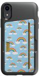 Smartish - Rainbow Magic - iPhone XR Wallet Case - Wallet Slayer Vol 2 [Slim + Protective Kickstand] Credit Card Holder - Fits iPhone XR