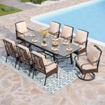 PHI VILLA 9-Piece Outdoor Patio Tab