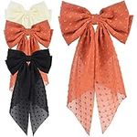 3 Colors Giant Hair Bows for Women,