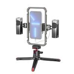 SMALLRIG All-in-One Cellphone Video Rig Kits for Video Creators Aluminum Handheld Stabilizer for iPhone 15/14 Series for Samsung Series for HUAWEI, for Tiktok/Youtube Live Streaming/Vlogging - 4120