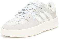 adidas Women's Court 24 Tennis Sneaker, Grey/Off White/Crystal White, 8