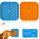 KILIN Lick Mat for Dogs,Dog Mat with 48 Strong Suction Cups,Lick Pad Fun Alternative Slow Feeder Dog Bowls,Snuffle Mat for Dog,Dog Enrichment Toys Suitable for Small Medium Large Dog &Cat