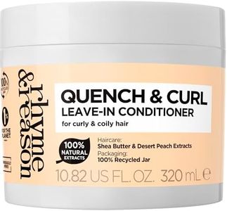Rhyme & Reason - Quench & Curl Leave-In Conditioner, Moisturising Treatment for Curly, Coily & Textured Hair (320ml)