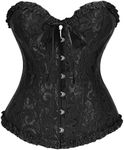 Women's Bustier Corset Lace Up Bone