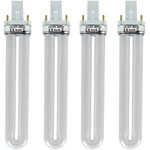 Replacement for DynaTrap 21050 | 9W Bulbs for Models DT3009, DT3019 and DT3039 - 4 Pack