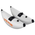 VEVOR Kayak Outrigger Stabilizer, 2 PCS, PVC Inflatable Outrigger Float with Sidekick Arms Rod, Standing Float Stabilizer System Kit for Kayaks, Canoes, Fishing Boats