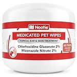 Nootie Medicated Dog Wipes, Chlorhe