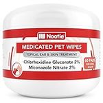 Nootie Medicated Dog Wipes, Chlorhe