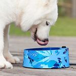 (JungleBlue) - Heated Pet Bowl, Petfactors Outdoor 2.2L Pet Thermal Water Bowl, Dog Cat Heated Water Bowl with Long Chew Resistant Cord and Waterproof ON/Off Switch