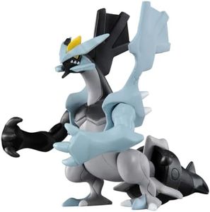 Takara Tomy Pokemon ML-11 Black Kyurem Pokemon Figure Toy, Ages 4 and Up, Toy Safety Standard ST Mark Certified, Pokemon Takara Tomy
