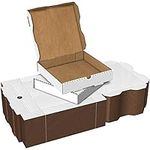 White Cardboard Pizza Boxes, Takeou