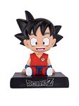 AUGEN Super Hero Goku Orange Action Figure Limited Edition DBZ Bobblehead with Mobile Holder for Car Dashboard, Office Desk & Study Table (Pack of 1)