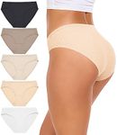 RHYFF Womens Underwear Mesh Quick Dry Panties Moisture Wicking Travel Underpants（RCA7002M-BlackWhite）