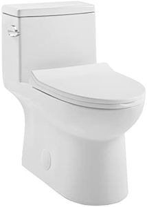 Swiss Madison Daxton One Piece Elongated Left Side Flush Toilet 1.28 gpf