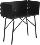 Lodge Steel Collapsible Outdoor Cooking Table, 16 Inch x 32 Inch x 26 Inch, Black