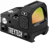 Treytech NOVA PRO Red Dot Sight, 2 MOA Reflex Sight Pistol Red Dot Scope for 21mm Picatinny Rail Mounts, with 12 Brightness Settings, Red Dot Optics Gun Sights for Rifles| Shake Awake & Waterproof