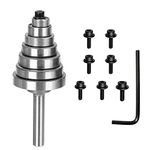 Eyech 7PC Router Bit Bearings Kit Replacement Top Bearing for Router Bit-Inner Dia. 3/16” & Overall Dia. 3/8", 1/2", 5/8", 3/4", 7/8", 1", 1-1/8"